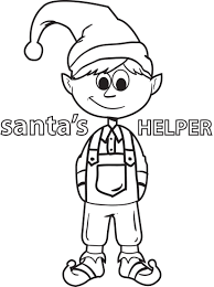 Printable Elf Coloring Page For Kids Coloring Pages For Kids Free Halloween Coloring Pages Super Coloring Pages