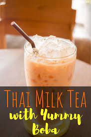 Thai Milk Tea Cha Yen Thai Milk Tea With Boba Recipe Milk Tea Recipes Milk Tea Thai Milk Tea