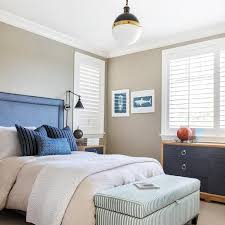 See more ideas about bench with storage, bedroom bench, storage. Blue Headboard With Green Stripe Storage Bench Transitional Bedroom
