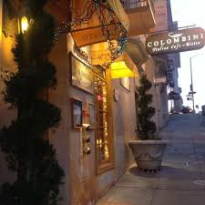 The high ceilings and ethereal music make it a great spot to catch up with a friend or sit by yourself and journal—either way the space will inspire. Colombini Italian Cafe Bistro Nob Hill Hotel Restaurant San Francisco Ca Opentable