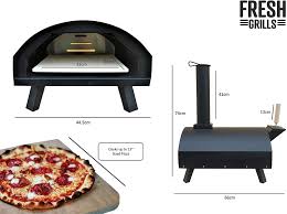 Fresh Grills Outdoor Pizza Oven Portable Wood Fired Bbq Pizza Maker With Thermometer Raincover And Hornos Para Pizzas Horno Para Pizza Horno De Lena Casero