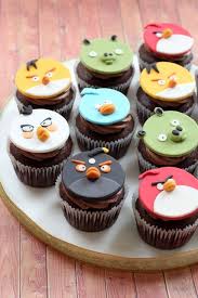 Angry Birds Cupcakes Angry Birds Cupcakes Angry Birds Cake Bird Cakes