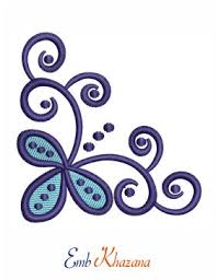 Simple Corner Embroidery Design Simple Corner Embroidery Pattern Side bordersrangoli designseasy borderssimple borders5 dots muggulu,chinna muggulu with. emb khazana