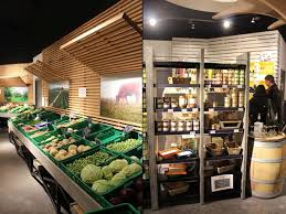 Ferme En Ville Store By Denis Capitan Belleville Sur Saone France Retail Design Blog Food Store Food Retail Vegetable Shop