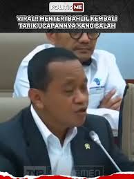 Bahlil Klarifikasi Top 5 Skin Bahlil