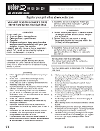 Some of the recipes and ingredients wouldn't stand a . Download Free Pdf For Weber Q 100 Grill Manual