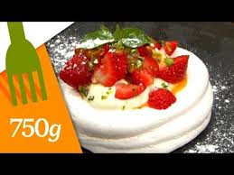 Recette De Pavlova Aux Fraises 750 Grammes Pavlova Aux Fraises Recette Pavlova Pavlova