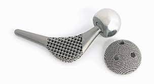 3d Printers Can Make Parts Out Of Titanium Which Is Biocompatible A Major Plus For Parts Such As This Implantable Hip Repl Metal Printing 3d Metal 3d Printing