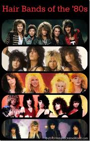 Hair Bands Of The 80s Throwback 80s Hair Bands Hair Band 80s Nostalgia