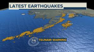 Tsunami Warning Issued After 7 5 Earthquake Off Alaska S Aleutian Islands