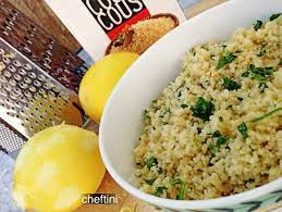 Simple Whole Wheat Lemon Parsley Couscous - Cheftini