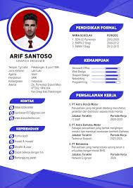 Contoh desain tersebut bisa menjadi acuan dalam membuat curriculum vitae anda lebih baik dari pada kompetitor yang ada. 22 Contoh Cv Daftar Riwayat Hidup Lamaran Kerja Yang Baik Dan Menarik Komputerdia Berbagi Tutorial