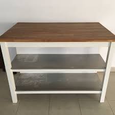 Ikea stenstorp kitchen island #ikea_stenstorp_kitchen_island. Ikea Stenstorp Kitchen Island In White Metal Oak 5 10 Furniture Home Living Furniture Tables Sets On Carousell