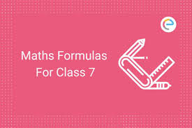 Social studies class 7 formulas. Maths Formulas For Class 7 Cbse Important Maths Formulas