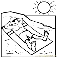 Surfing has its roots firmly in the ocean, but these freshwater versions also have a healthy, albeit smaller, following. Sunbathing Coloring Page For Kids Free Seas And Oceans Printable Coloring Pages Online For Kids Coloringpages101 Com Coloring Pages For Kids
