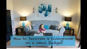 Sometimes i think i have decorating add. How To Decorate A Living Room On A Really Small Budget Youtube