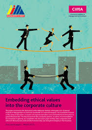Malaysian institute of management (mim) | 700 followers on linkedin. Embedding Ethical Values Into The Corporate Culture By Chartered Institute Of Management Accountants Issuu