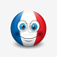 Ein vollständiges frankreich (paket) bestehend aus 188 dateien mit der französische flagge. Cute Emoticon Isoliert Auf Weissem Hintergrund Mit Frankreich Leinwandbilder Bilder Emoticons Lol Smileys Myloview De