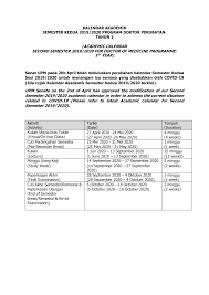 Hanya berita yang berinformasi dan mempunyai sumber sahih sahaja akan dibenarkan dibuka di bod ini. Https Akademik Upm Edu My Upload Dokumen 20200408141123kalendar Baharu Program Perubatan Sem 2 2019 2020 Tahun 1 Pdf