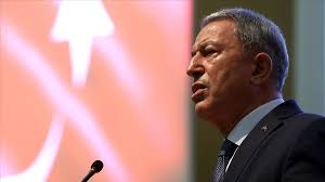 Während des putschversuches am 15. Bakan Akar Bir Yandan Koronavirus Diger Yandan Vatanimiza Yonelen Her Turlu Tehlike Ile Mucadelemizi Surduruyoruz