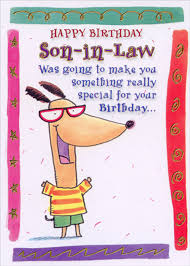 Dog With Striped Shirt And Red Glasses Funny Birthday Card For Son In Law Ebay My birthday prayer for you is that god will make your money multiply. details about dog with striped shirt and red glasses funny birthday card for son in law