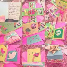 きのこ作 サプライズボックスの一部の写真 果たして咲妃は私が取り入れた仕掛けに気付いてくれたのだろうか 心配 笑 サプライズボックス サプライズボックス アルバム 手作り アルバム 手作り 誕生日