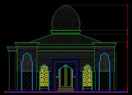Tentukan diameter dan tinggi kubah masjid. Gambar Kerja Masjid 1 Lantai 15x15 File Dwg Kaula Ngora Kumpulan Gambar Kerja File Dwg