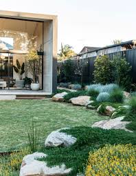 A Native Garden Made With Recycled Renovation Debris Australian Garden Design Front Garden Design Landscape Design