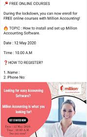 Starting from creating invoices to filing gst returns, tally is your legal compliance partner. Million Accounting Software Home Facebook