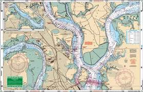 Charleston Harbor Large Print Nautical Chart