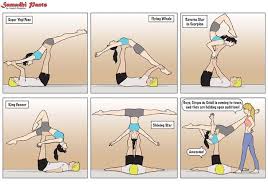 Samadhi Pants Strip 104 Acroyoga Acro Yoga Poses Partner Yoga Yoga Poses For Men