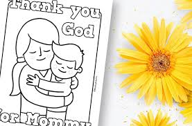 Maybe you would like to learn more about one of these? Thank You God For Mommy Printable Coloring Sheet Ministryark