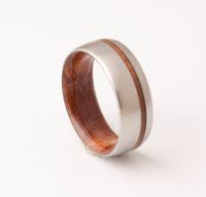 Titanium And Red Wood Mens Wood Rings Wood Wedding Band Men S Wedding Band Metal Wood Jewelry Mens Wood Wedding Bands Mens Wood Rings Titanium Wedding Rings
