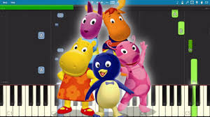 The Backyardigans Theme Song Easy Piano Tutorial Youtube