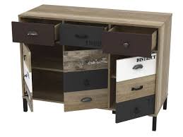 Rangement 3 Portes 3 Tiroirs 586886 Meuble Rangement Rangement Tiroir