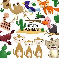 Desert Animal Clipart Cute Animal Clip Art Wild Animal Etsy In 2021 Animal Clipart Desert Animals Cute Doodles Drawings