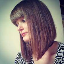 Inverted Bob Not With Those Bangs Bob Haircut Curly Bob Hairstyles Bob Hairstyles With Bangs