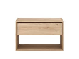 Lark Low Nightstand Oak Bedside Tables Bedside Table Nordic Ethnicraft