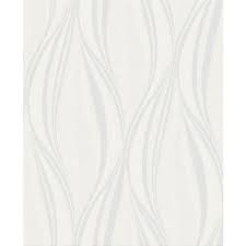 Boutique Vinyl Tango White And Silver Wallpaper Wilko