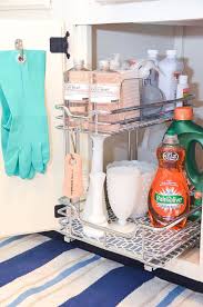 organize under sink storage  iron