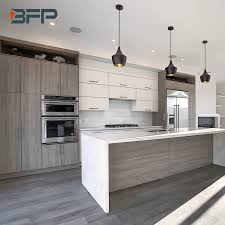 Maybe you would like to learn more about one of these? China Canadian Style Two Tone Color Light Grey Oak And White Gloss Kitchen Cabinet With Waterfall And Island China Kitchen Cabinets Kitchen Products