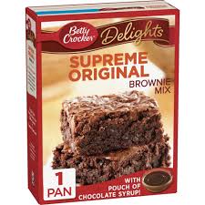 Betty Crocker Supreme Original Brownie Mix 16oz Boxed Brownies Taste Homemade Brownie Mix Recipes Betty Crocker Brownie Mix
