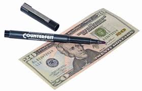 Shop for counterfeit detector pens and markers & other counterfeit detectors at a counterfeit detector pen can also help you find fake money because the ink changes color depending on the type of since they're compact, you can also keep them out on your counter without taking up space. Counterfeit Money Detectors