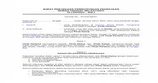 Contoh Surat Perjanjian Pengembalian Uang Muka Contoh Seputar Surat