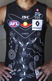 The guernsey also honours the country on which the adelaide crows afl and sanfl sides train and play, with a kaurna shield prominently displayed. Sacred Links To The Land Inspired Nathan Krakouer S Port Adelaide Indigenous Guernsey The West Australian