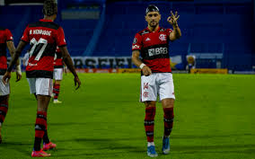 Jogadores do flamengo comemoram título da supercopa do brasil. 7ffselo4fh3ogm