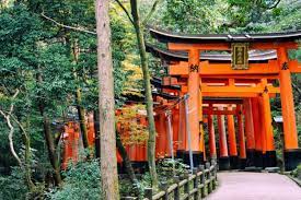 shinto shrine 3d fushimi inari taisha shrine 1,000 shrine gate 伏見稲荷大社 千本鳥居. Fushimi Inari Taisha