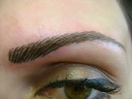 I also tried two shades so you can see the color swatches. Eye Brow Tattoos