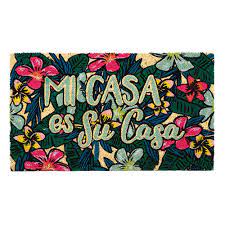 Mi casa su casa, spanish saying, metal sign, house decor, kitchen decor, w1023. Casa Frida Doormat At Mighty Ape Australia