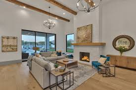 Chateau interior doors are modern kinds of french doors that use different degrees of tempered panels and incorporates them onto doors for both practical and decorative purposes. Modern French Chateau Farmhouse Living Room Phoenix By Integrity Luxury Homes Houzz